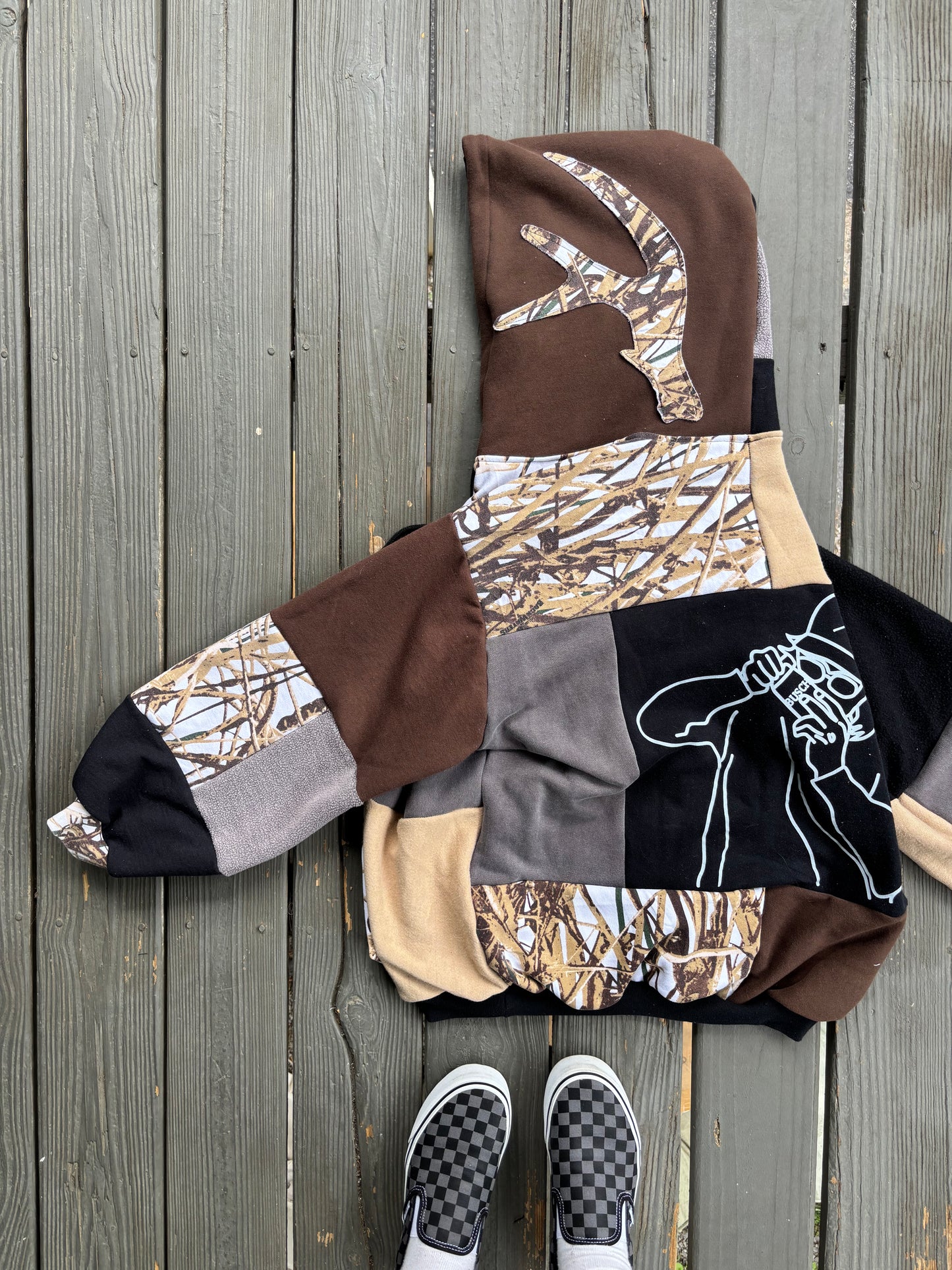 White Camo Hoodie(L/XL)