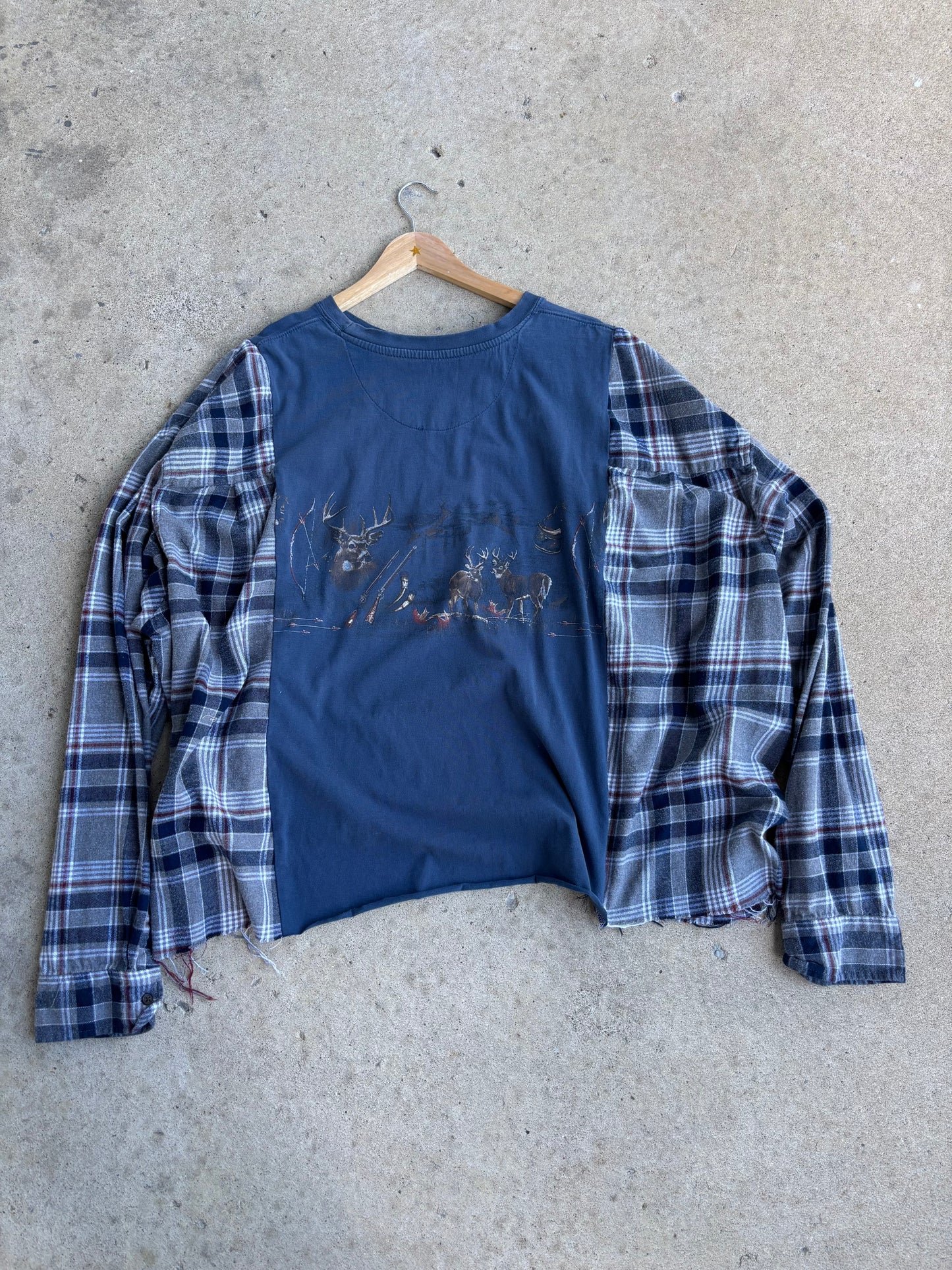 Buck Flannel Tee(2XL)