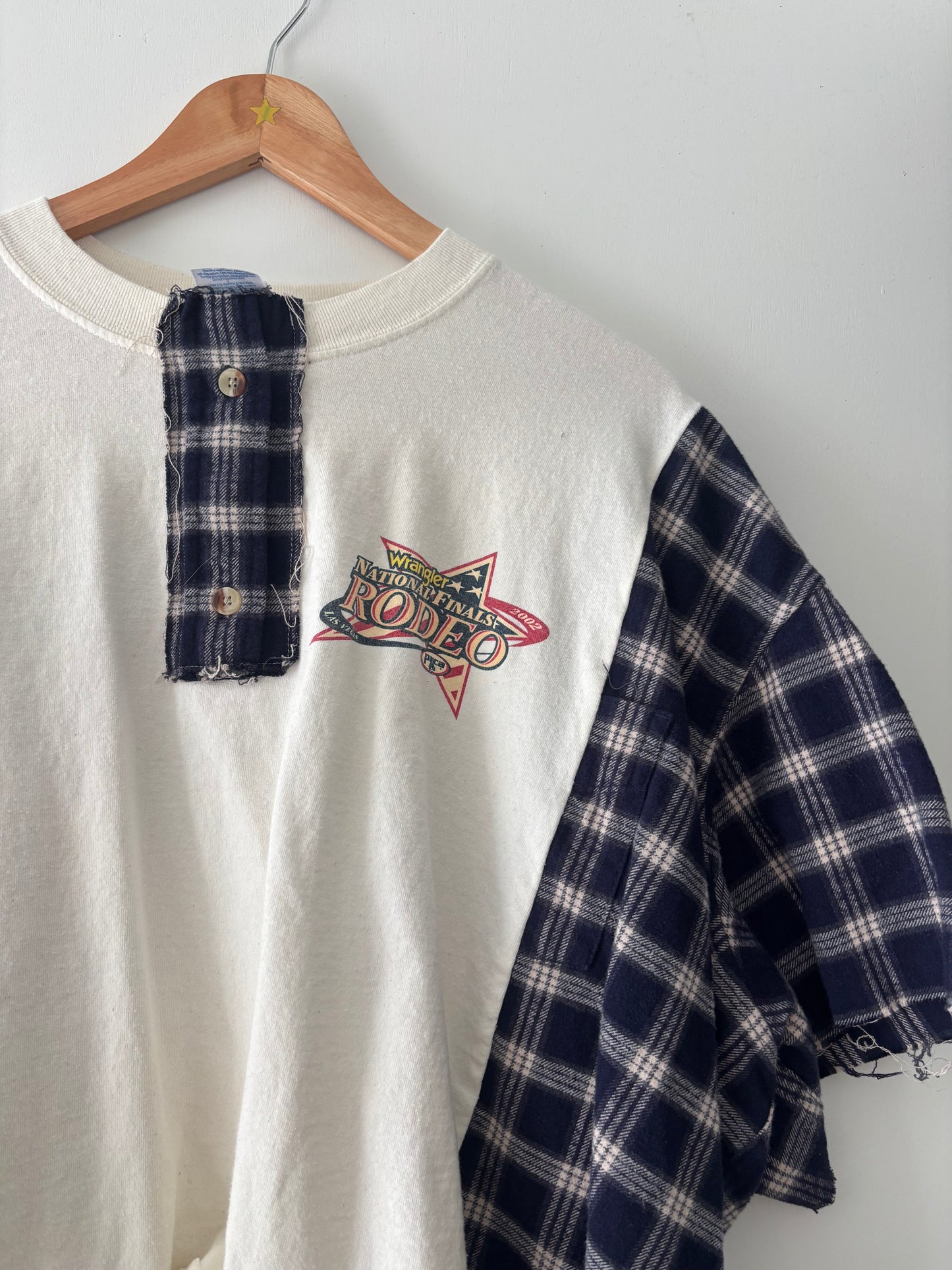 Wrangler Rodeo Flannel Tee(XL)