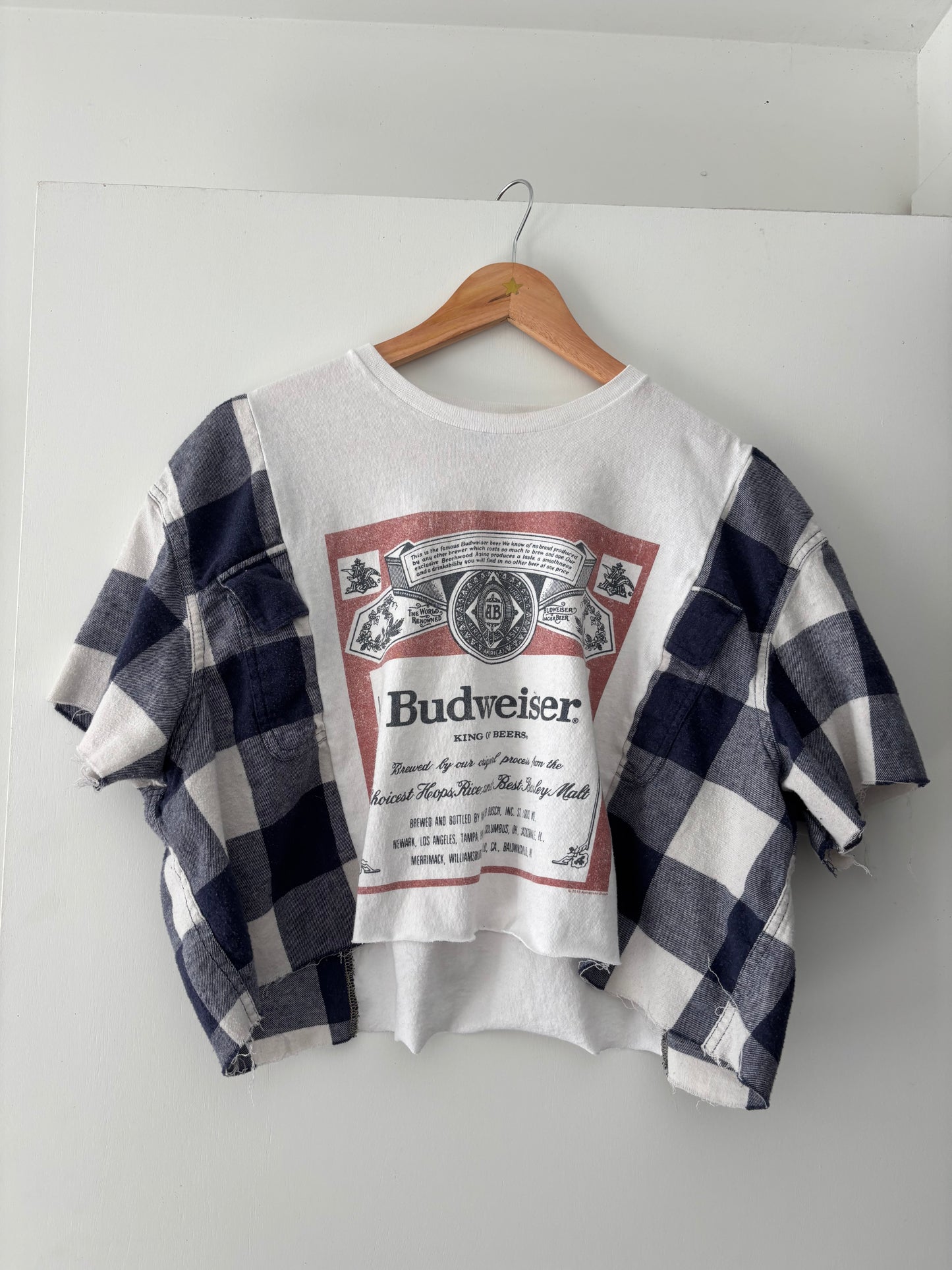 Bud Flannel Tee(S-M)