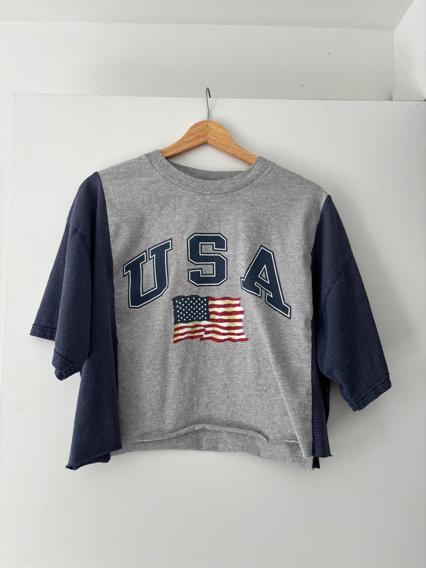 USA Stripey Tee(L-XL)