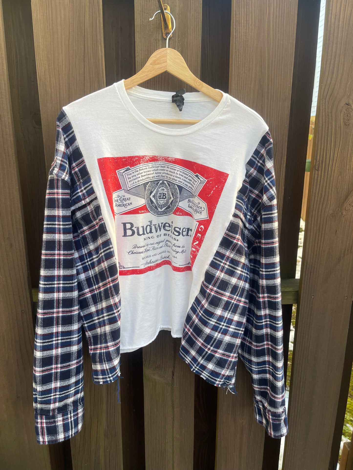 Flannel 11-Budweiser maya