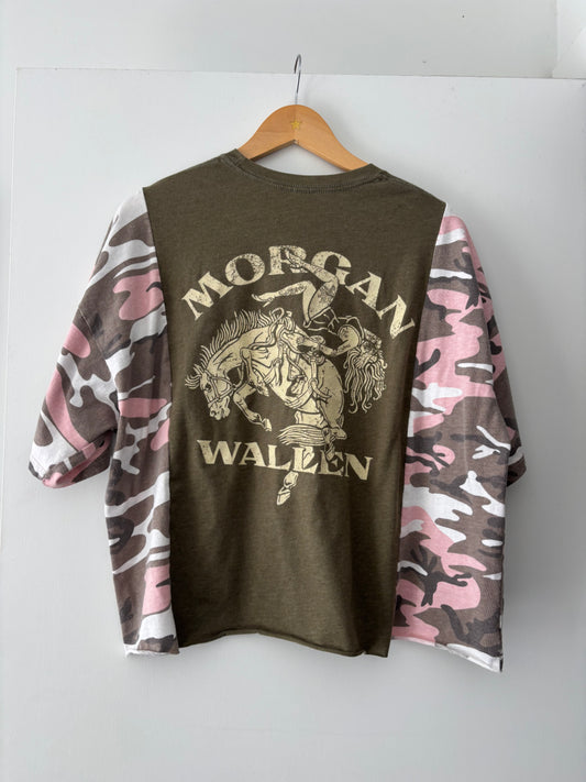 MW Pink Camo Tee(M-L)