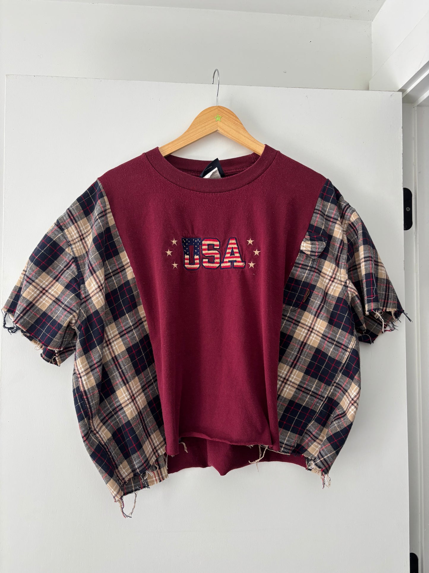 USA Flannel Tee(L)