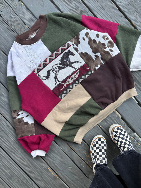 Wild Pony Western Crew(XL/2XL)