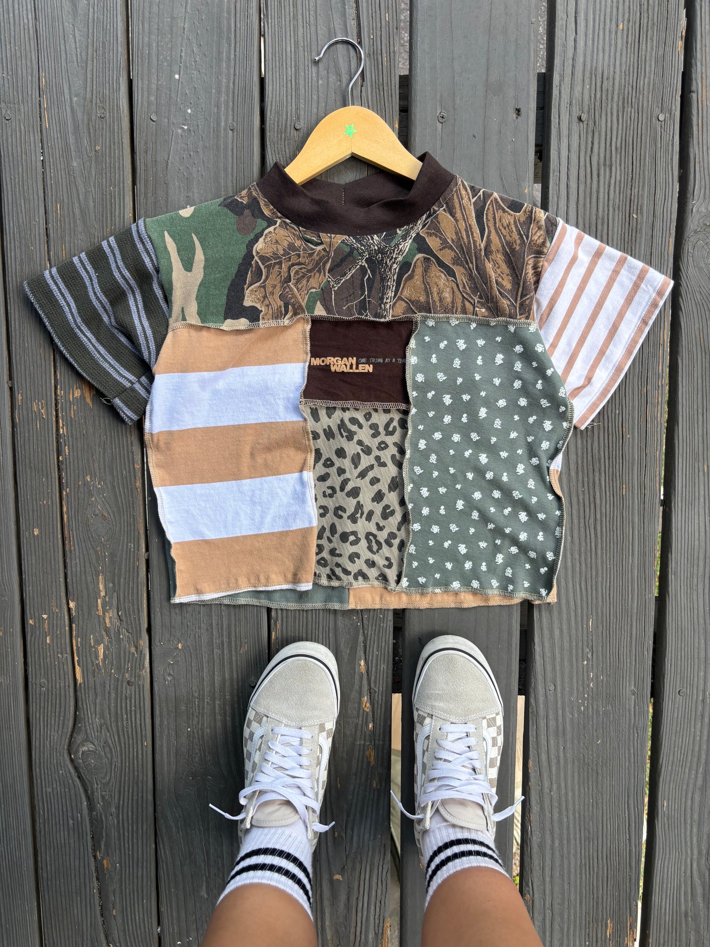 MW Patchwork Baby Tee(S/M)