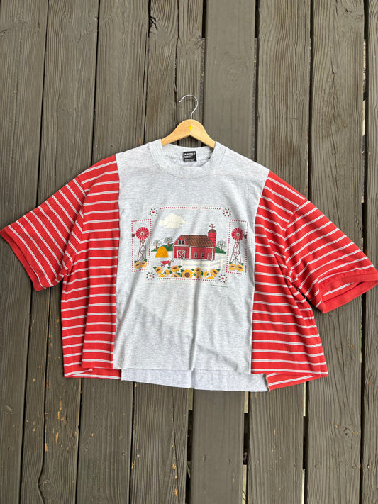 Farmhouse Stripey Tee(XL)