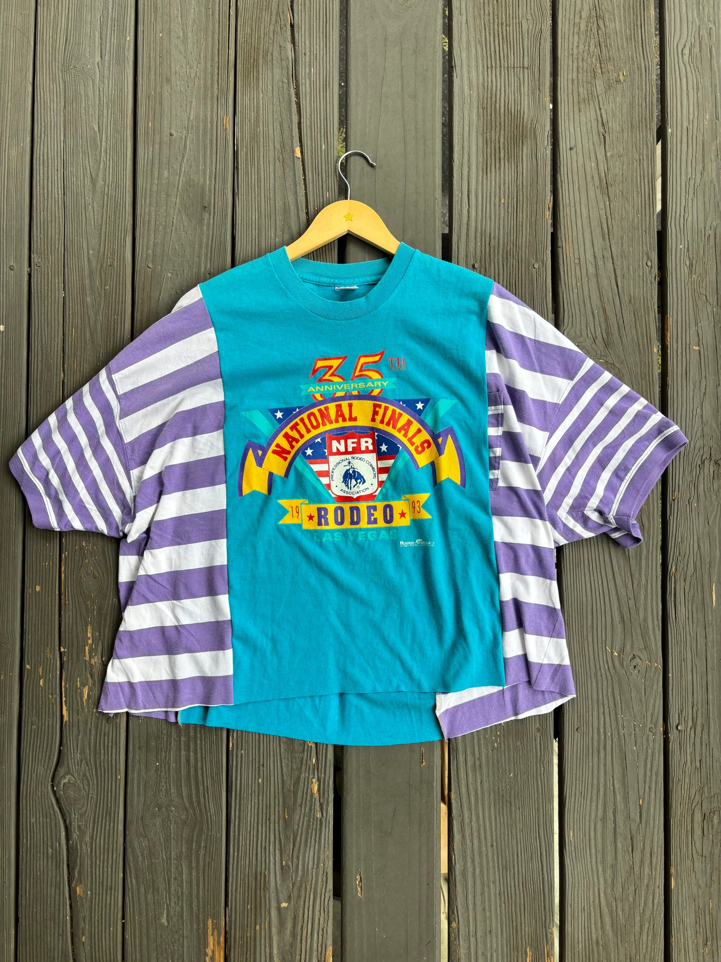 Vintage Rodeo Stripey Tee(L/XL)