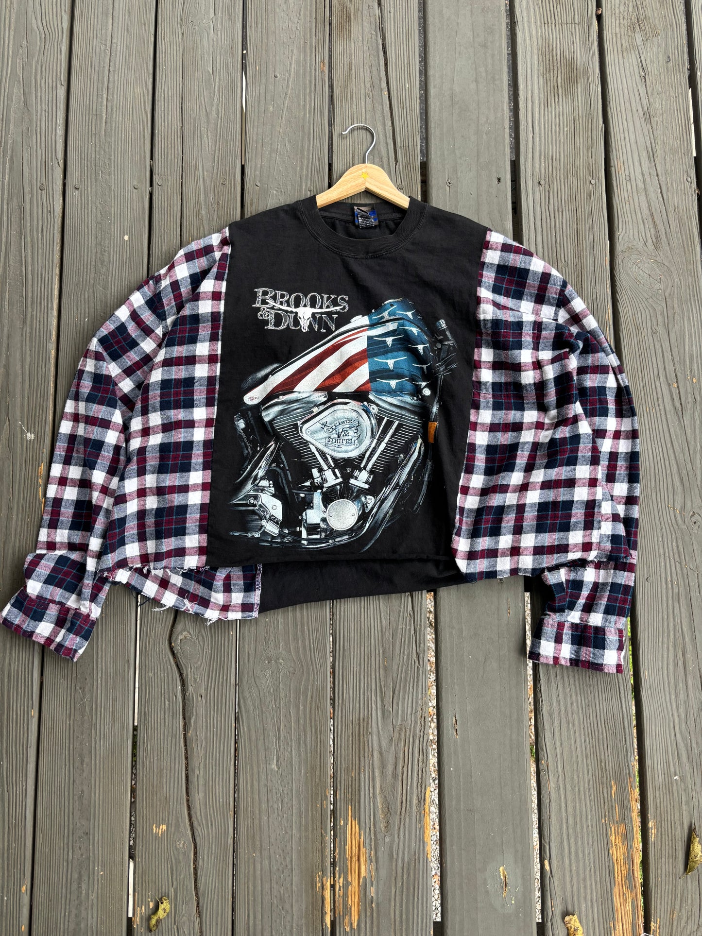 Vintage B&D Flannel Tee(XL)