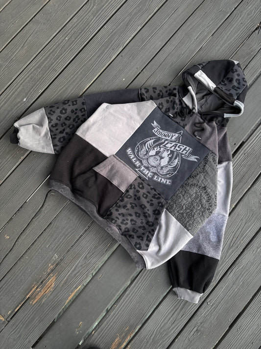 JC Man In Black Hoodie(XL/XXL)