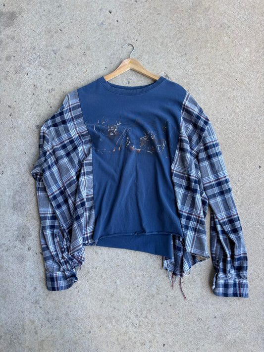 Buck Flannel Tee(2XL)