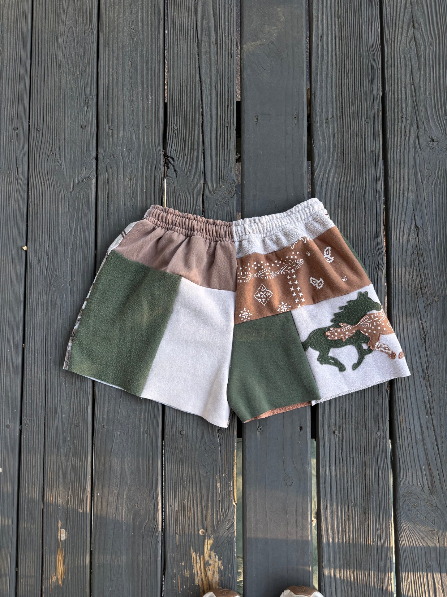 Camo Cowgirl Shorts(L)