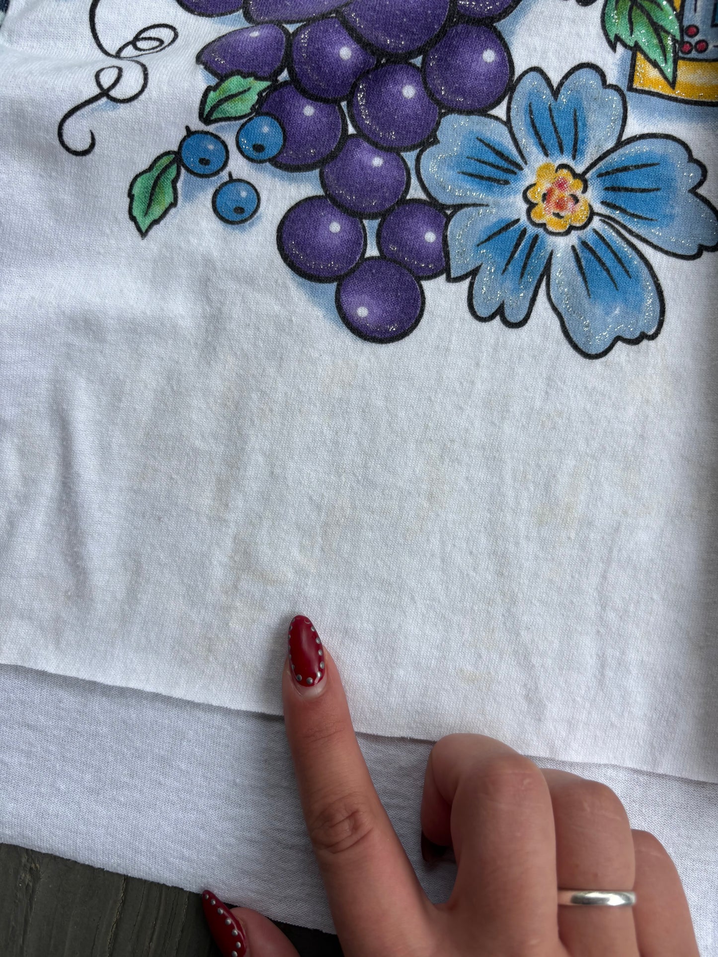 Berry Stripey Tee(XL)