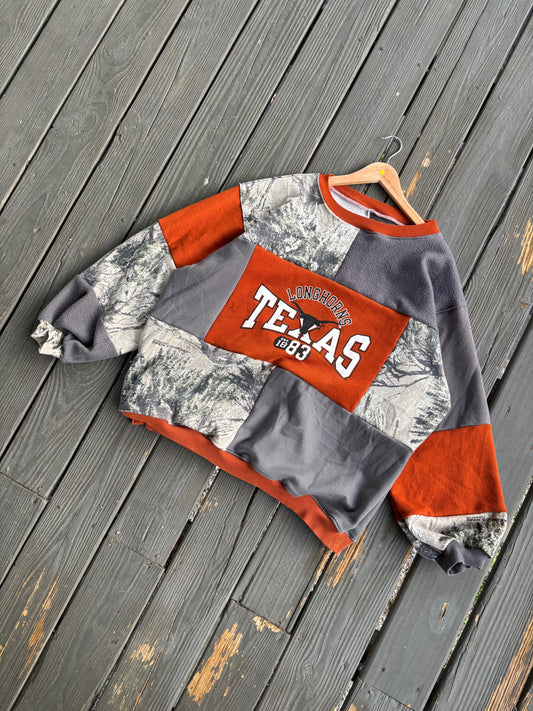 Custom Patchwork Crewneck- BNR Provide Item