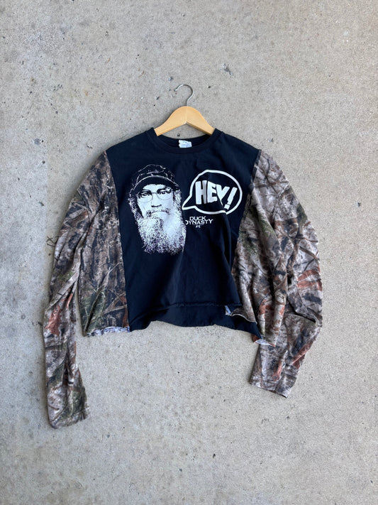 Duck Dynasty Camo Tee(M crop)