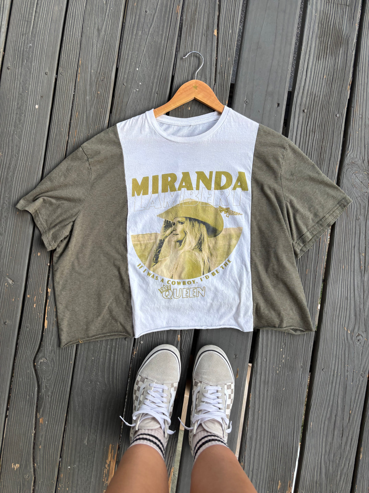 Miranda Green Stripey Tee(M/L)