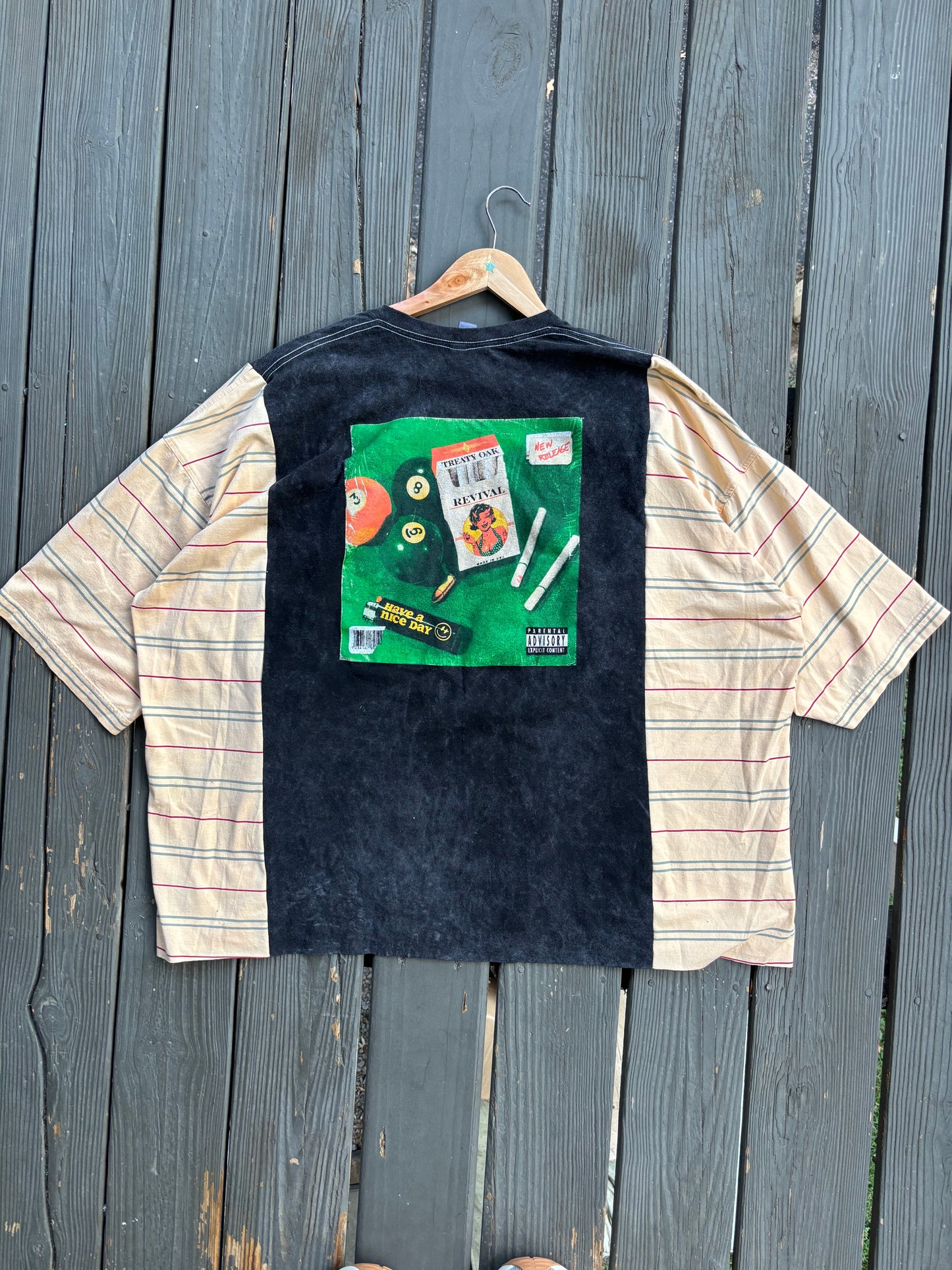 Have a Nice Day Stripey Tee(2XL)