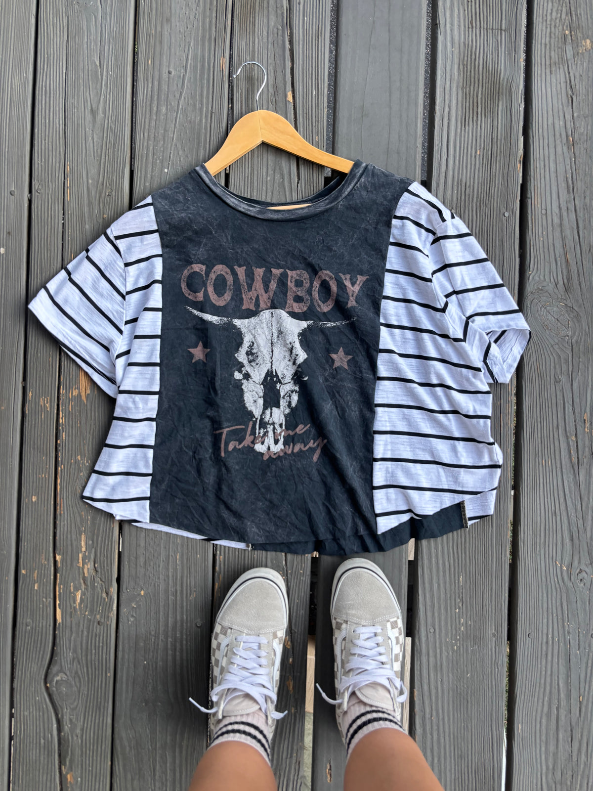Cowboy Stripey Tee(M/L
