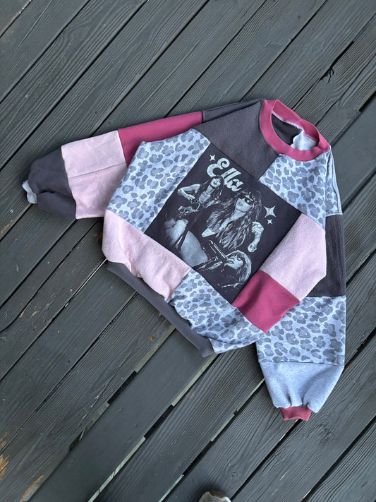 EL Pink Leopard Crew(XL/2XL)