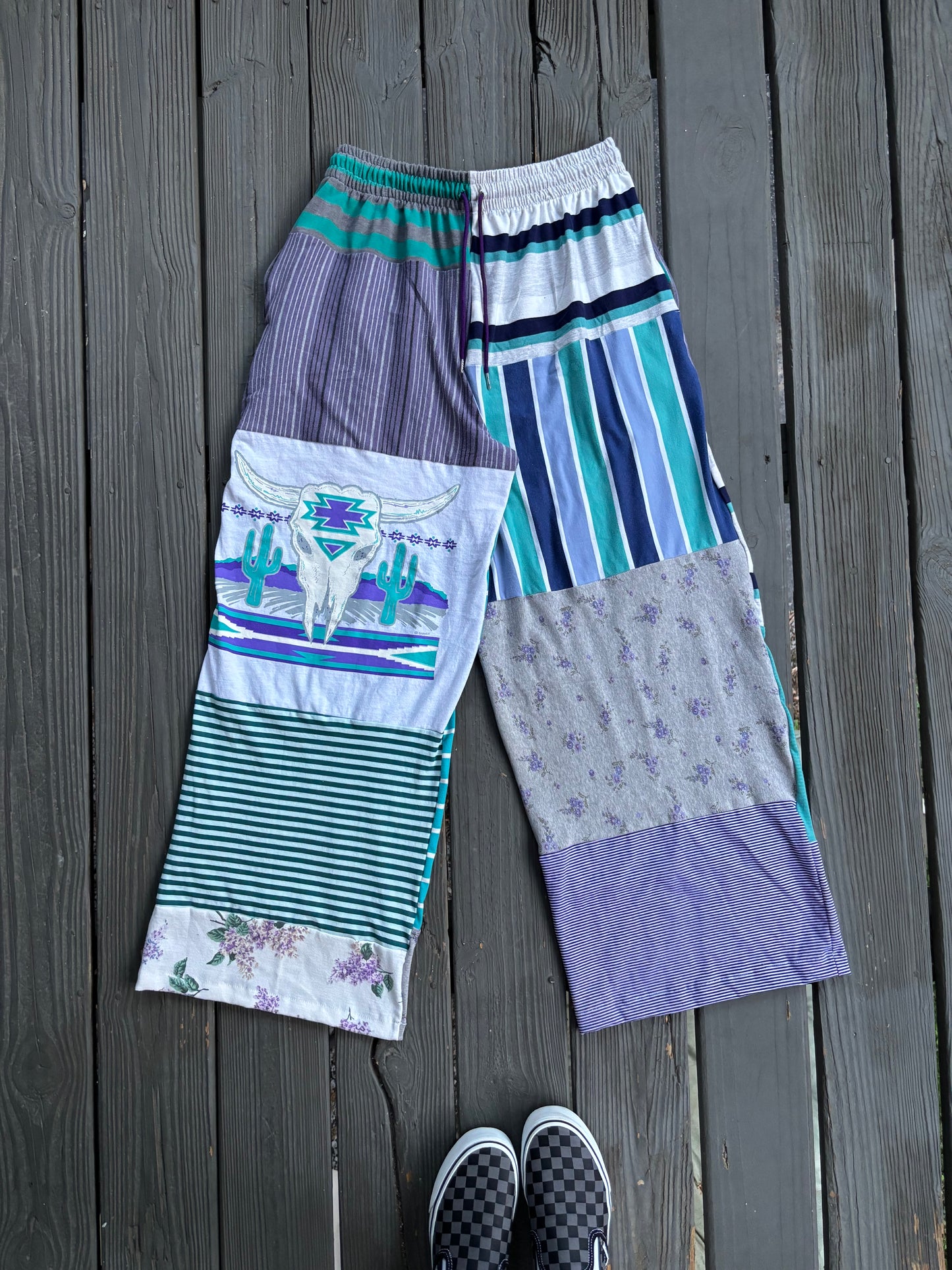 Turquoise Cowboy Pants(M/L)