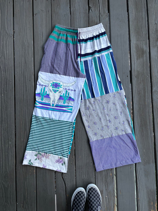 Turquoise Cowboy Pants(M/L)