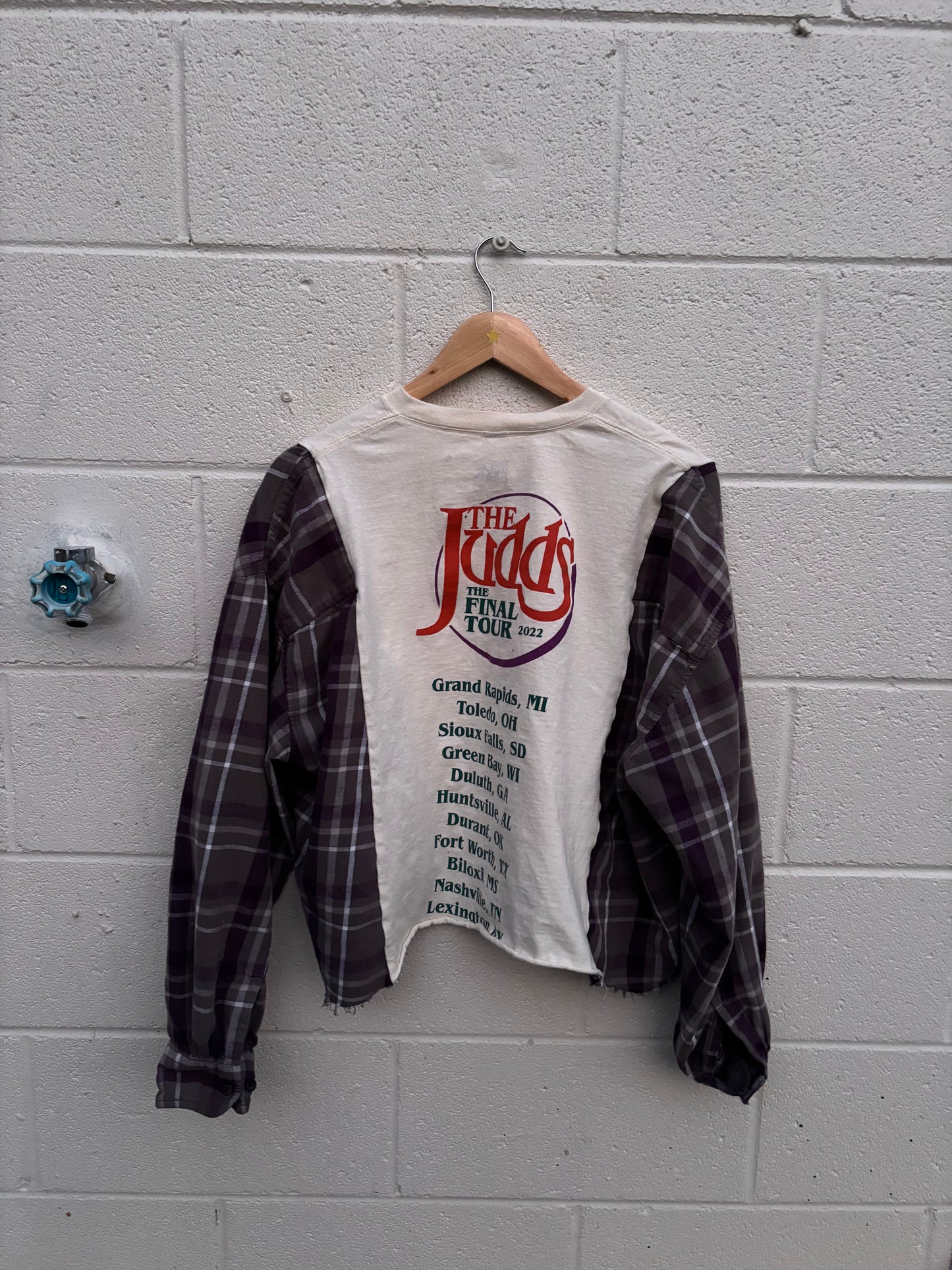 JUDDS Flannel Tee(L)