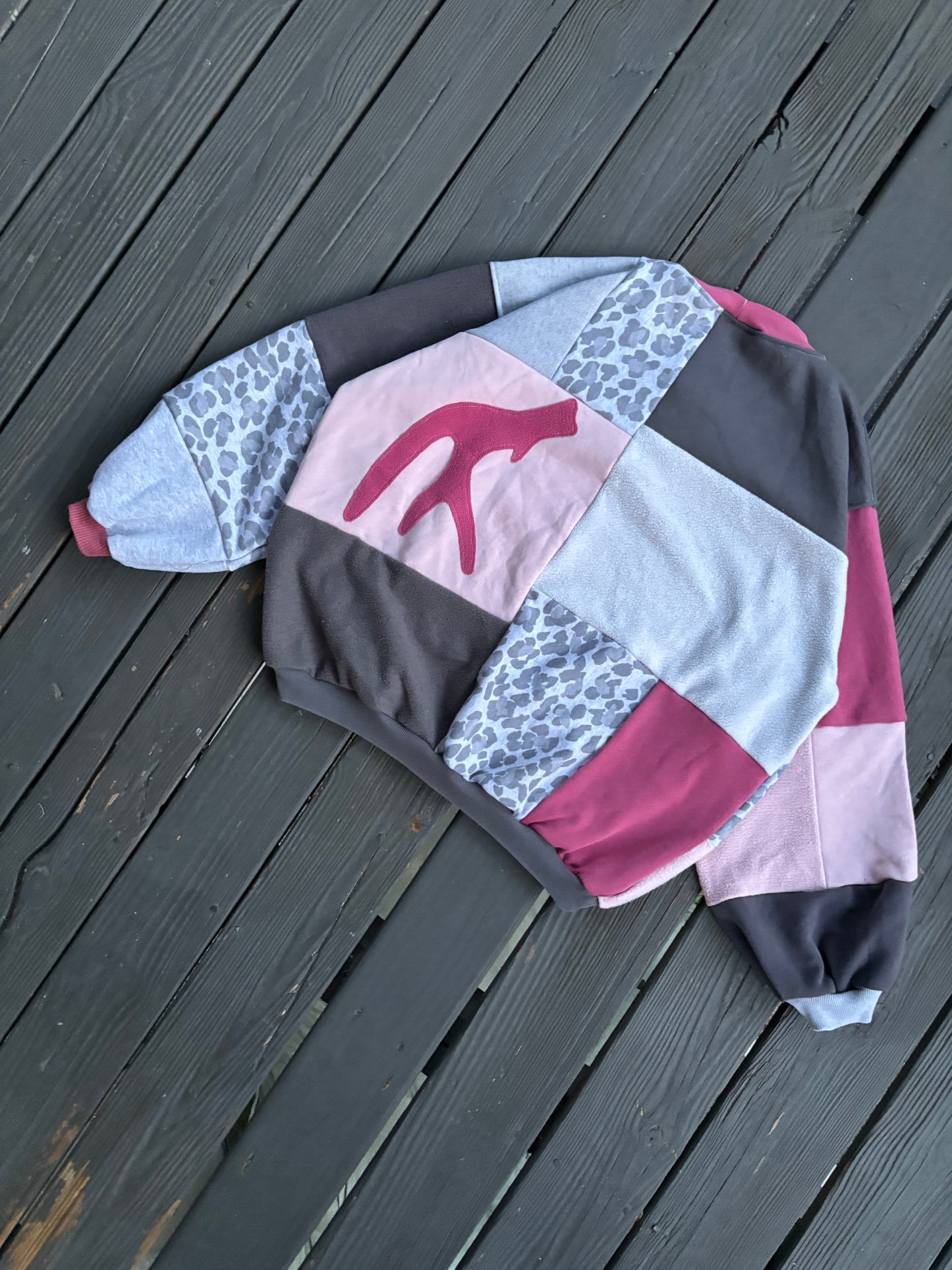 EL Pink Leopard Crew(XL/2XL)