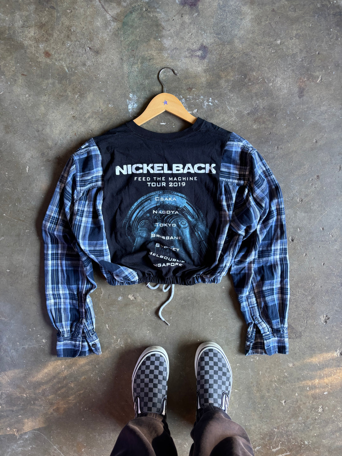 Nickelback Scrunch Flannel Tee(M)