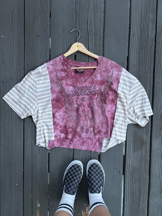 Harley Stripey Tee(M-L)
