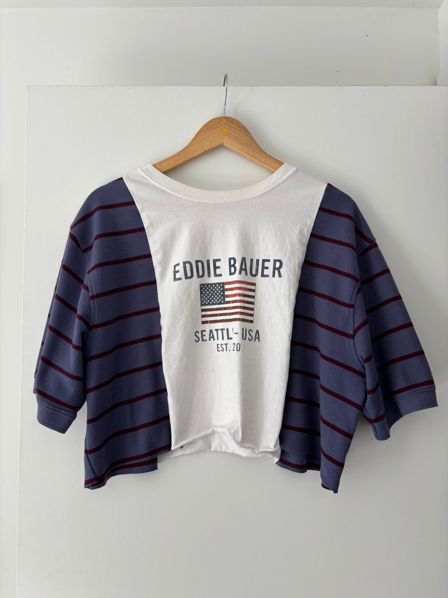 Eddie USA Stripey Tee(M-L)
