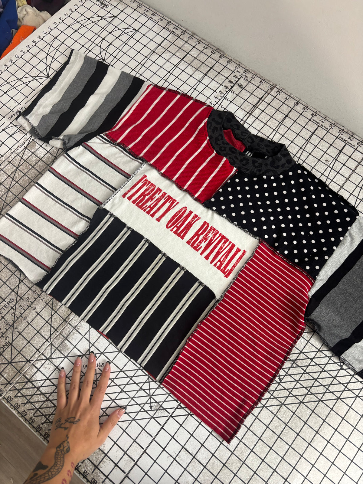 Custom Patchwork Tee***READ DESCRIPTION***