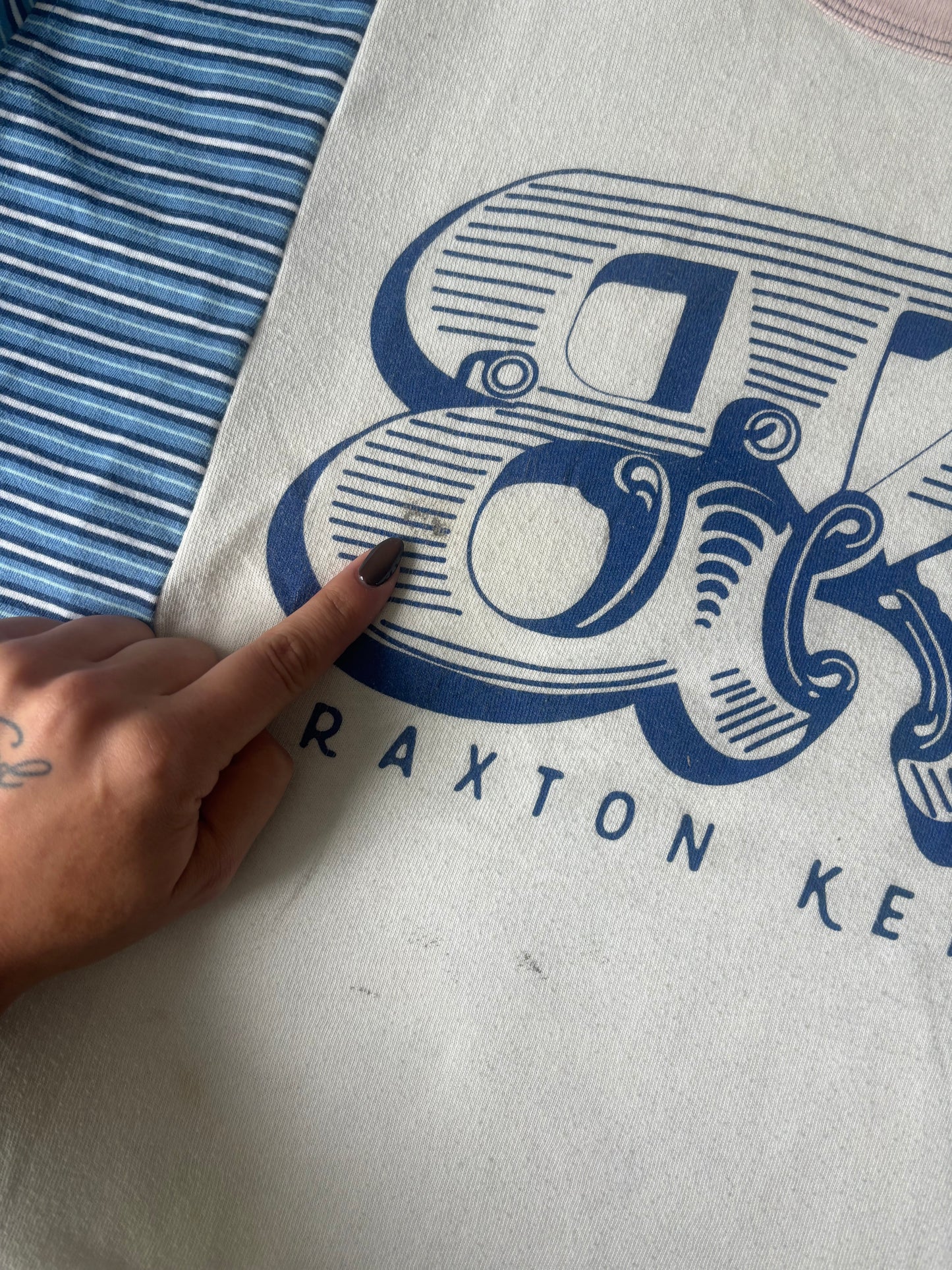 Braxton Keith Stripey Tee(L/XL)