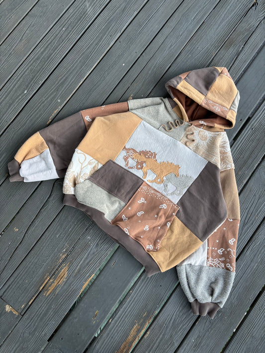 Sunflower Horses Hoodie(2XL)