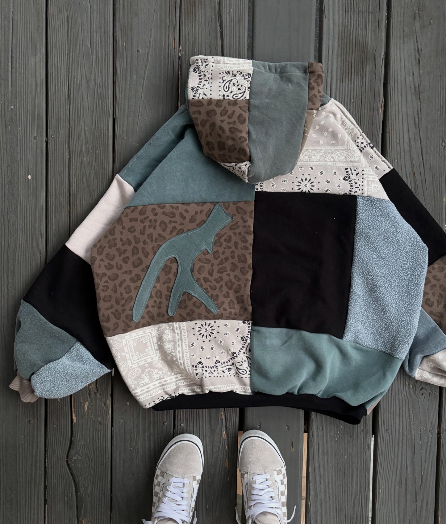 Koe Minty Camo Hoodie(XL)