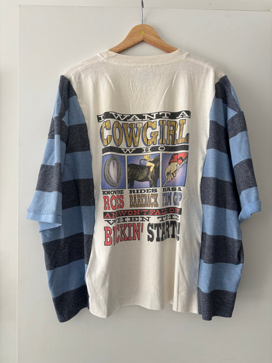 Hot Cowgirl Stripey Tee(2XL)