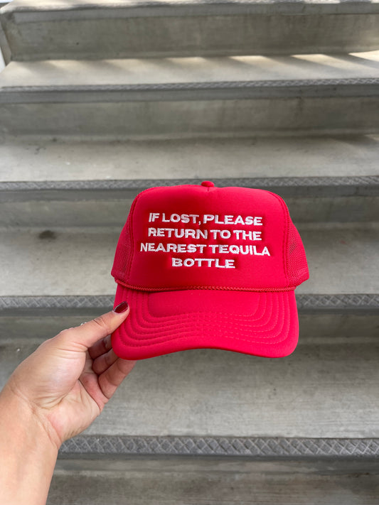 If lost, Tequila-Red