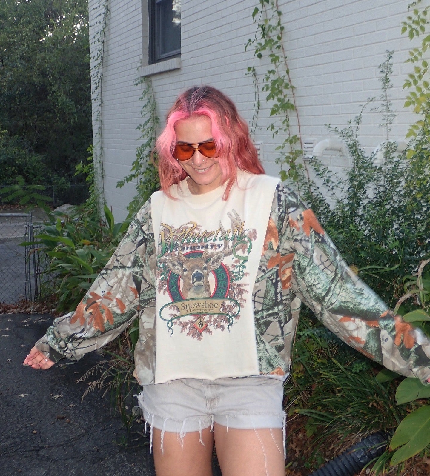 Custom Flannel Tee SEND-IN