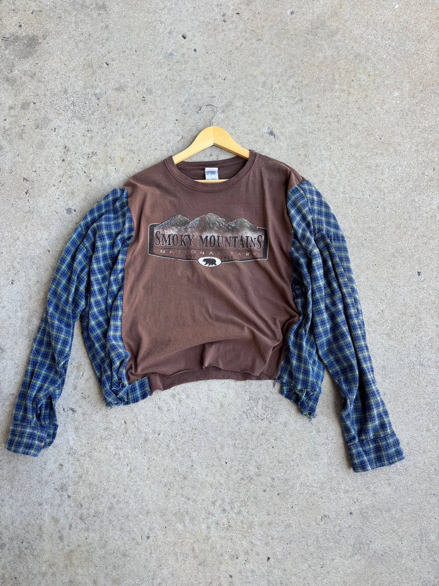 Smokey Mtns Flannel Tee(2XL)