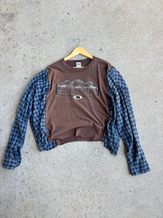 Smokey Mtns Flannel Tee(2XL)