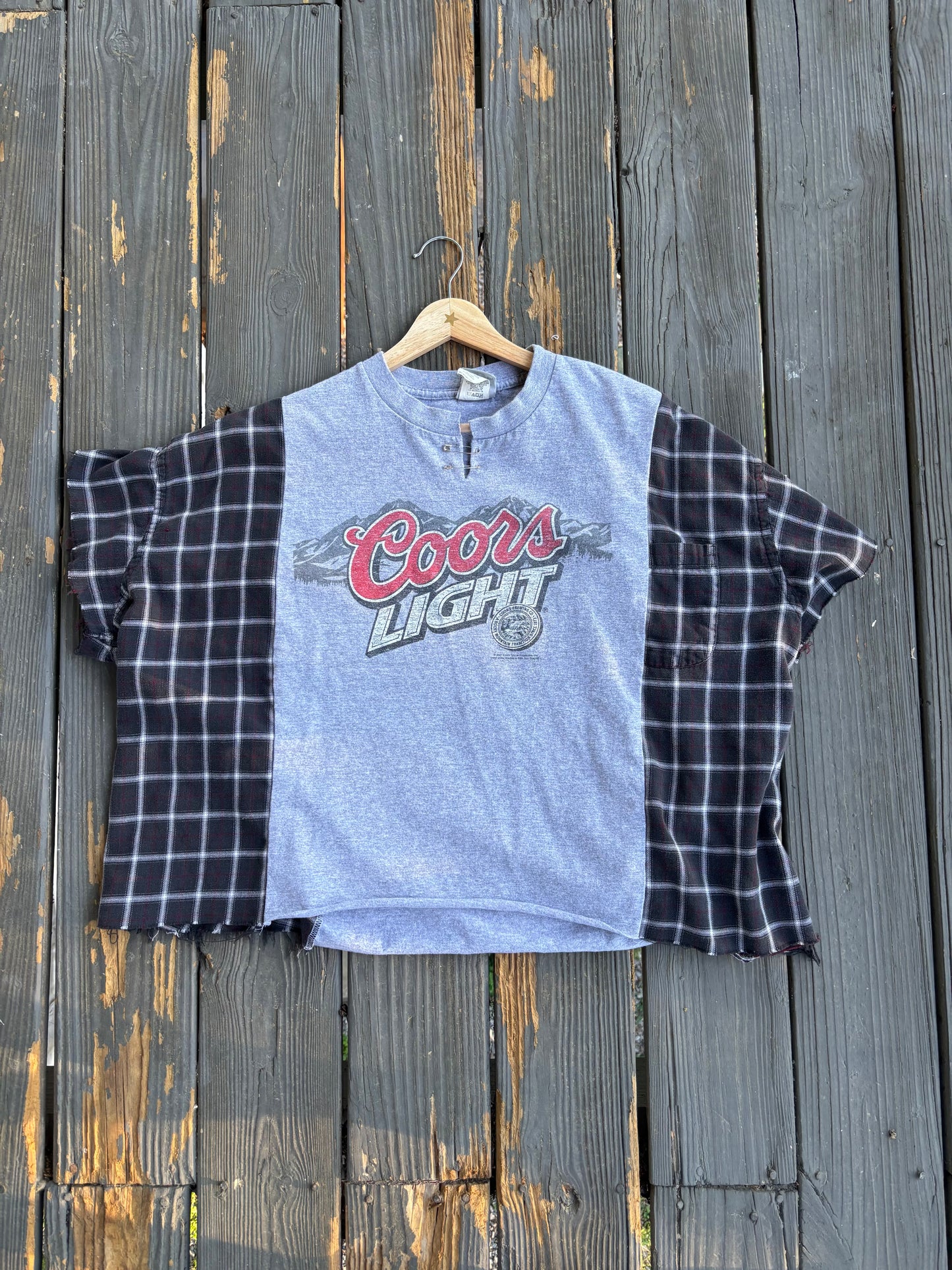 Coors Light Flannel Tee(L)