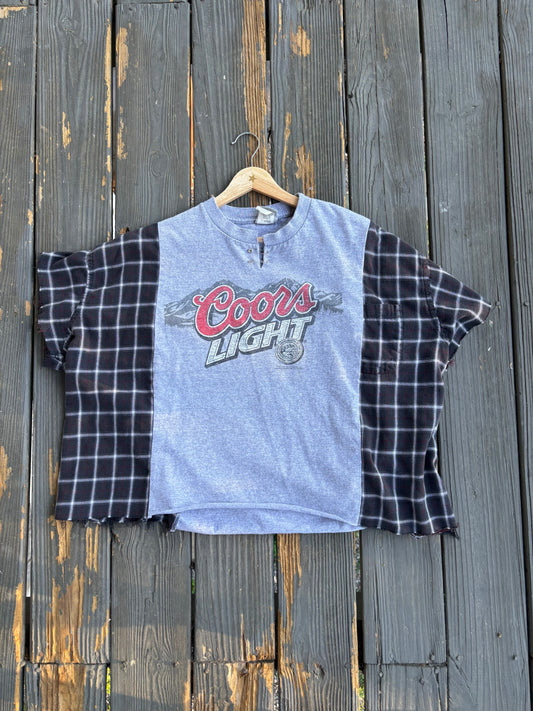 Coors Light Flannel Tee(L)