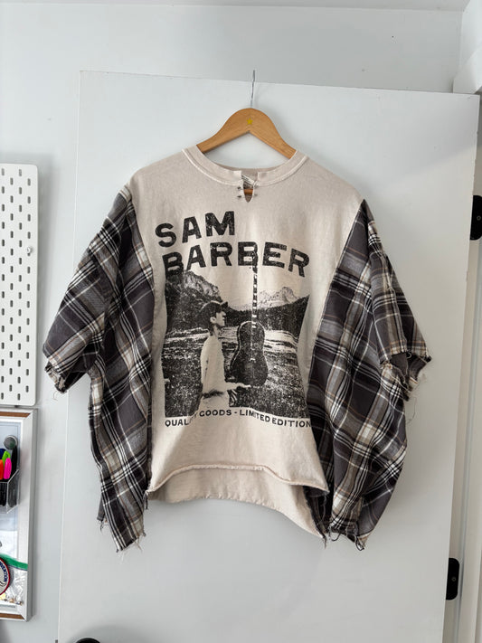 Sam Barber Flannel Tee(XL)