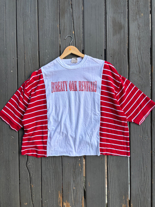 TOR RED STRIPEY TEE(L/XL)