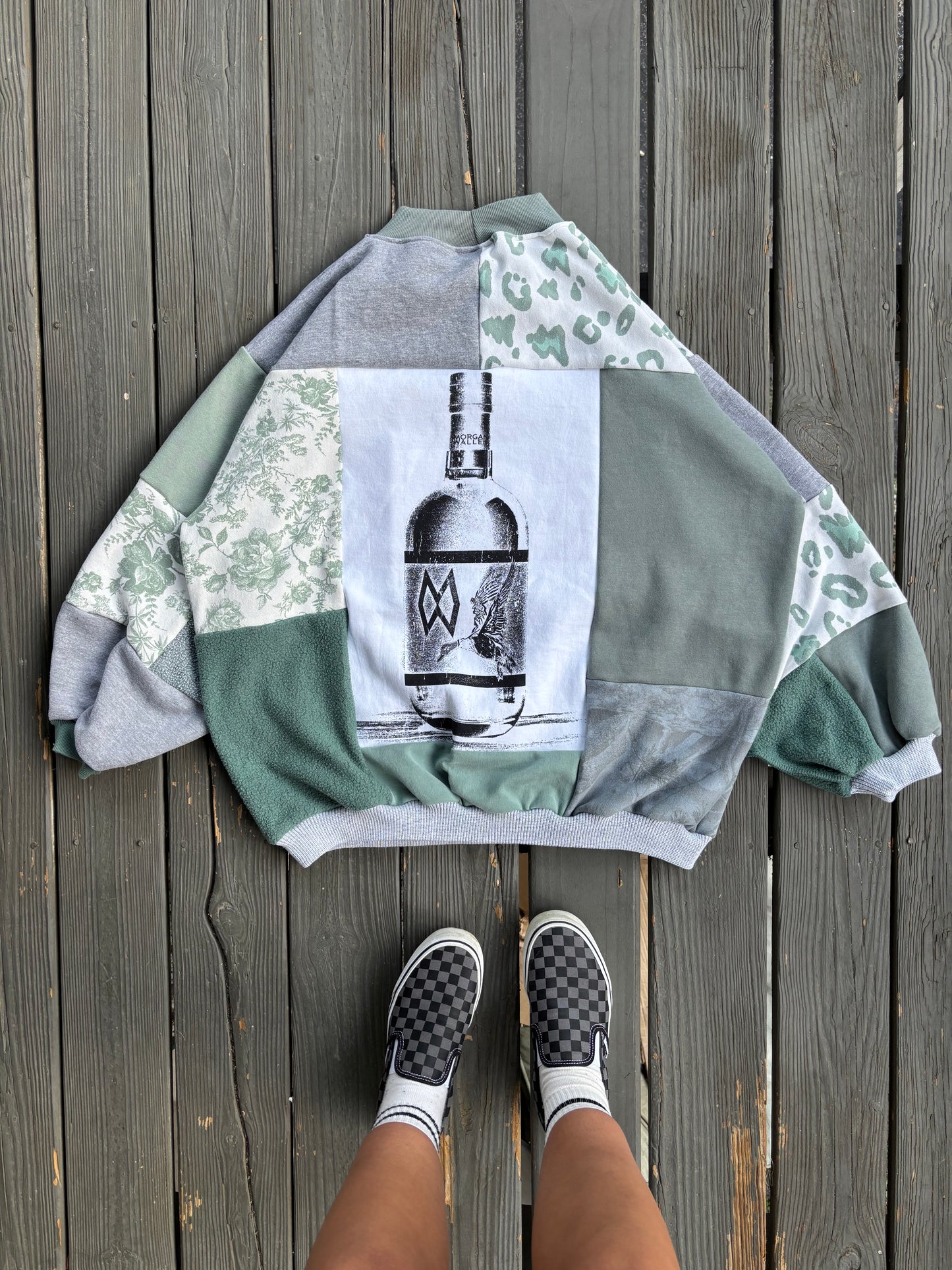 Sage Leopard Crew(2XL/3XL)
