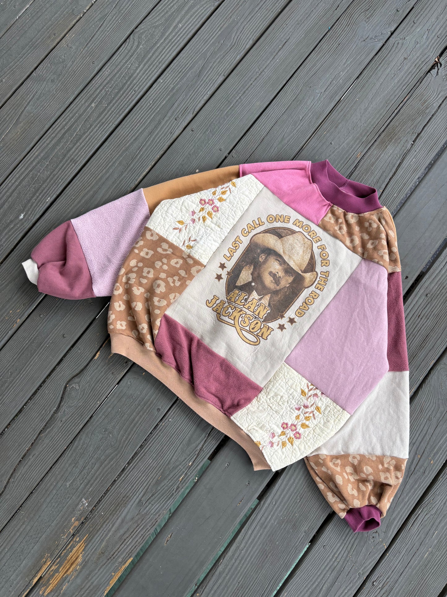 AJ Pink Sunrise Crew(XL/XXL)