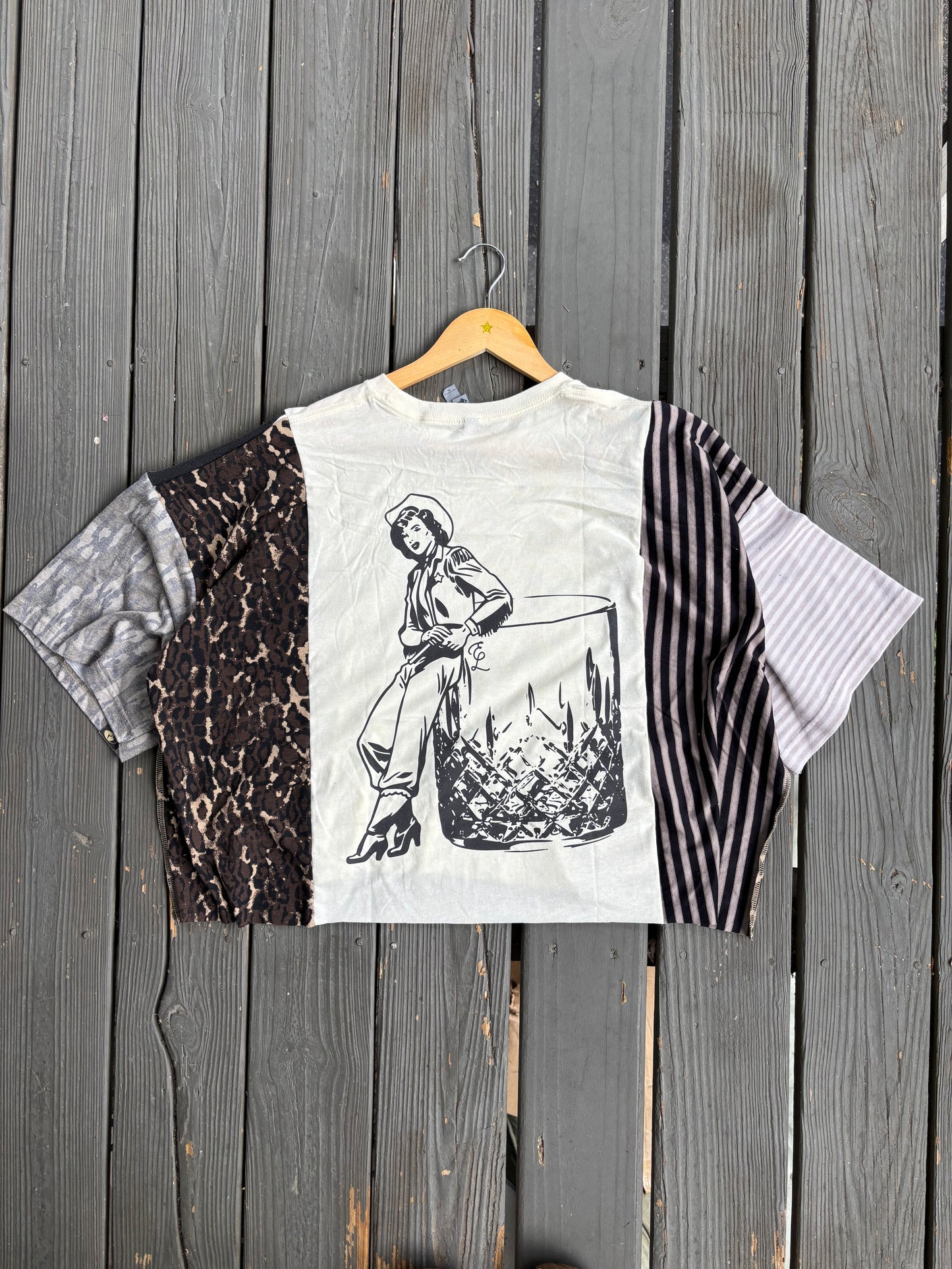 Ella Langley Patchwork Tee(XL/2X)