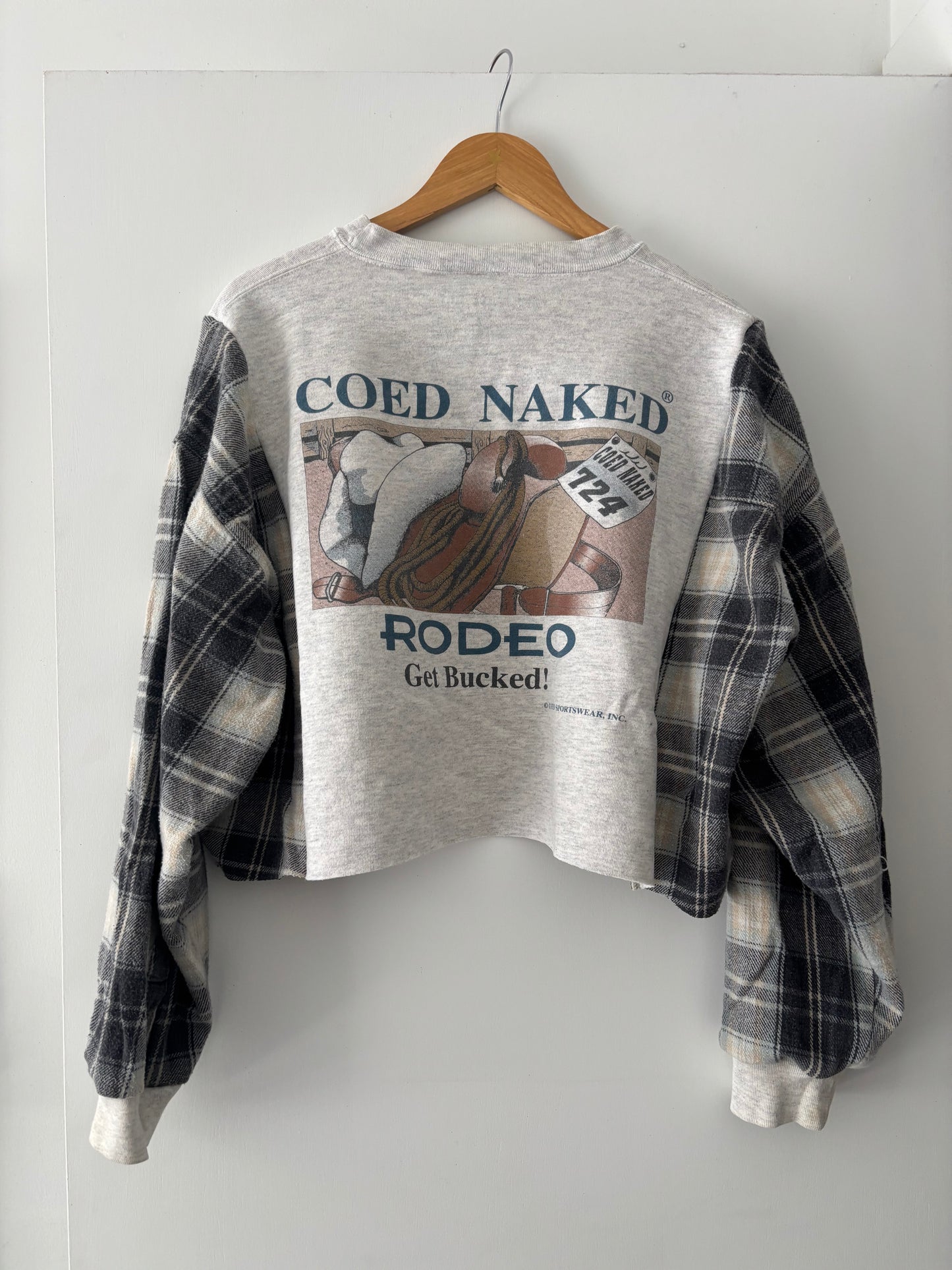 Get Bucked Flannel Tee(L)