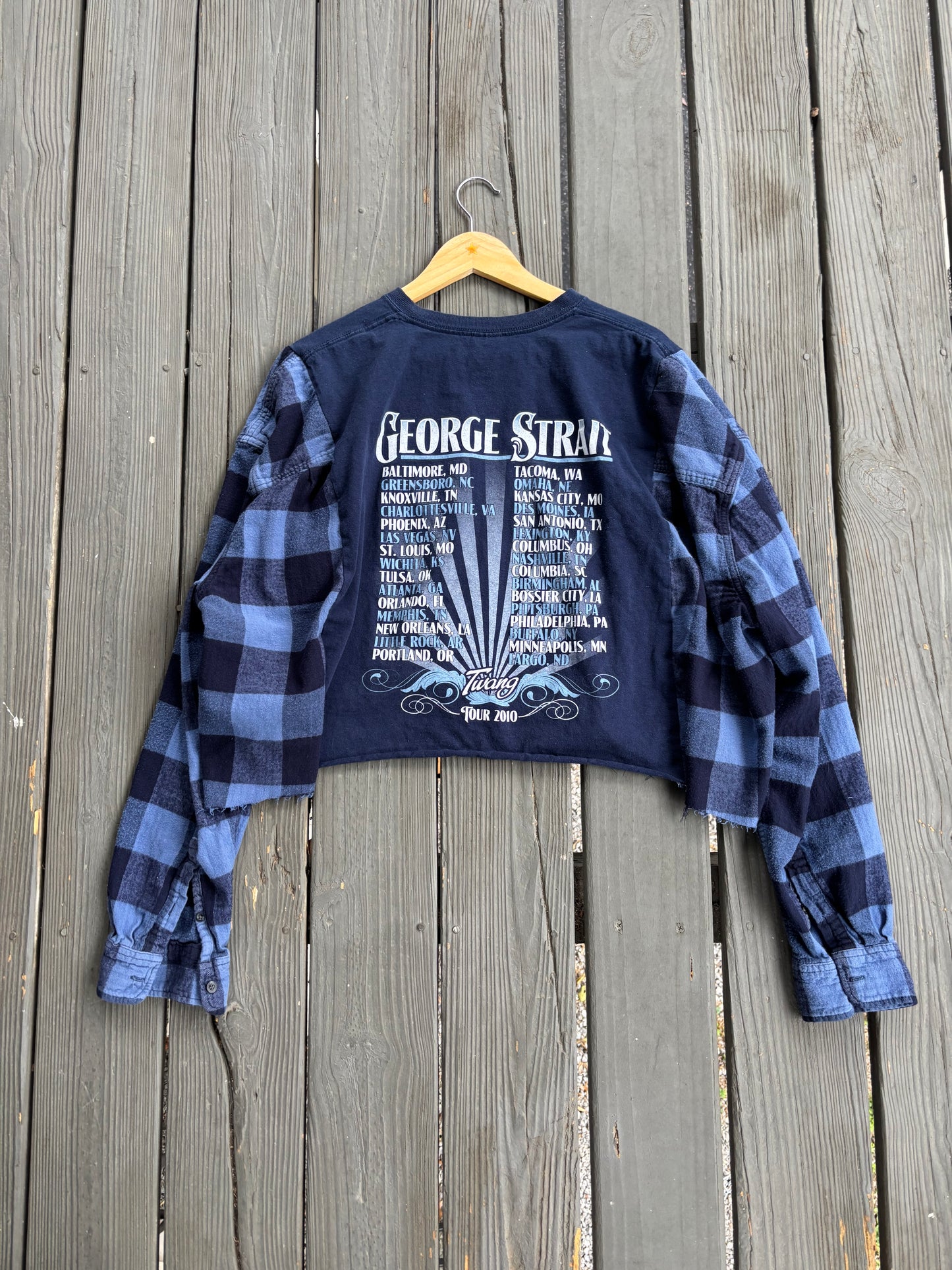 GS Flannel Tee(L crop)