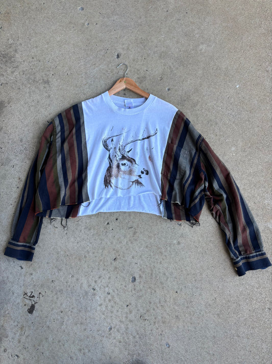 Vintage Buck Tee(XL Crop)