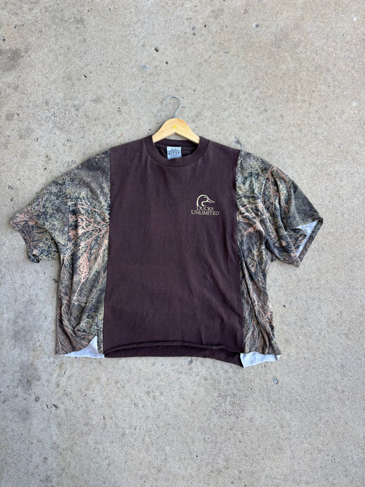 Doggy Duck Camo Tee(L crop)